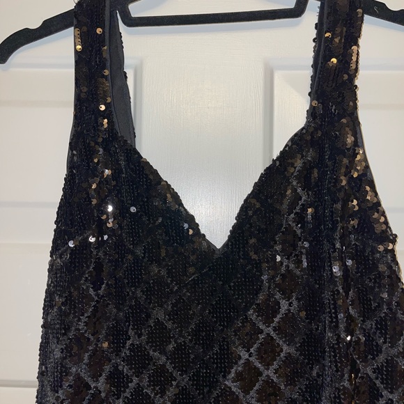 Express™️ Sequin Black Dress - Picture 3 of 3